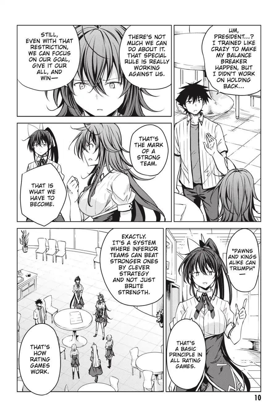High-School DxD Chapter 68 page 11 - Chapter 68: President VS. Council President - The Battle's First Half! (Part 1)