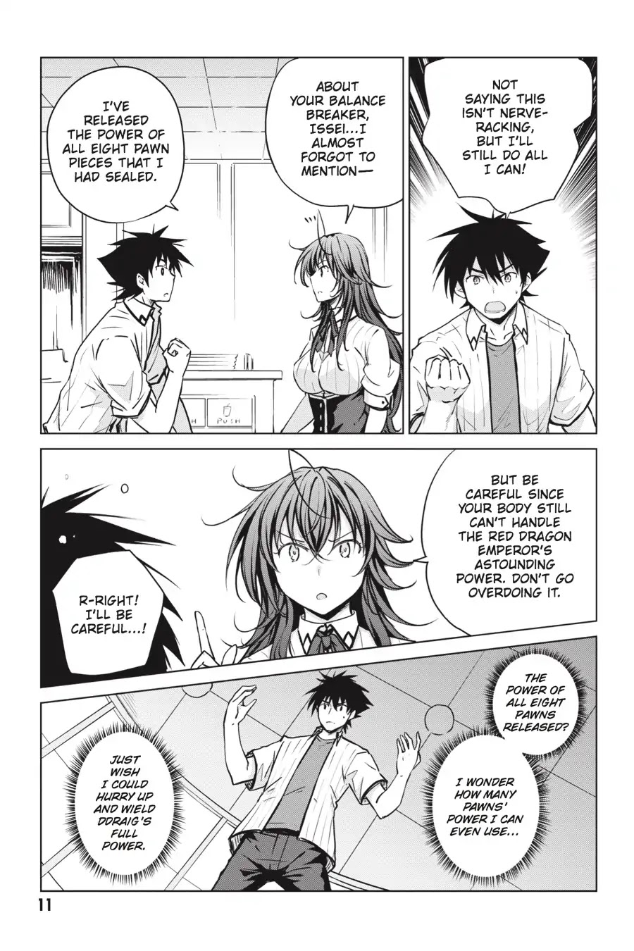 High-School DxD Chapter 68 page 12 - Chapter 68: President VS. Council President - The Battle's First Half! (Part 1)