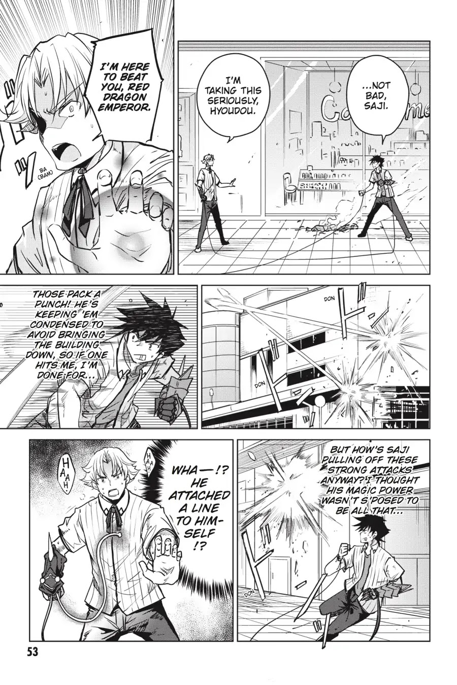 High-School DxD Chapter 70 page 13 - Chapter 70: President VS. Council President - The Battle's First Half! (Part 3)