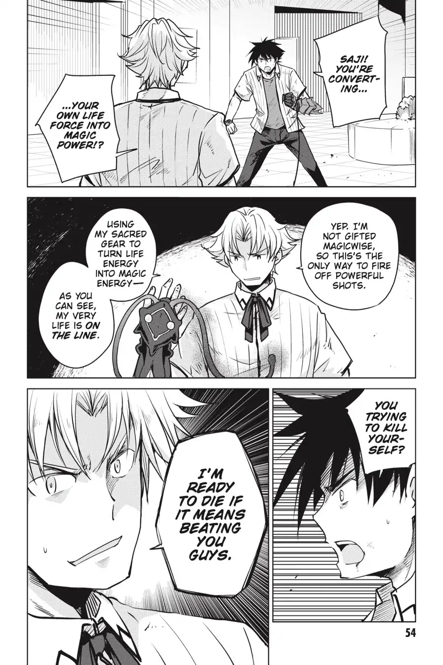 High-School DxD Chapter 70 page 14 - Chapter 70: President VS. Council President - The Battle's First Half! (Part 3)