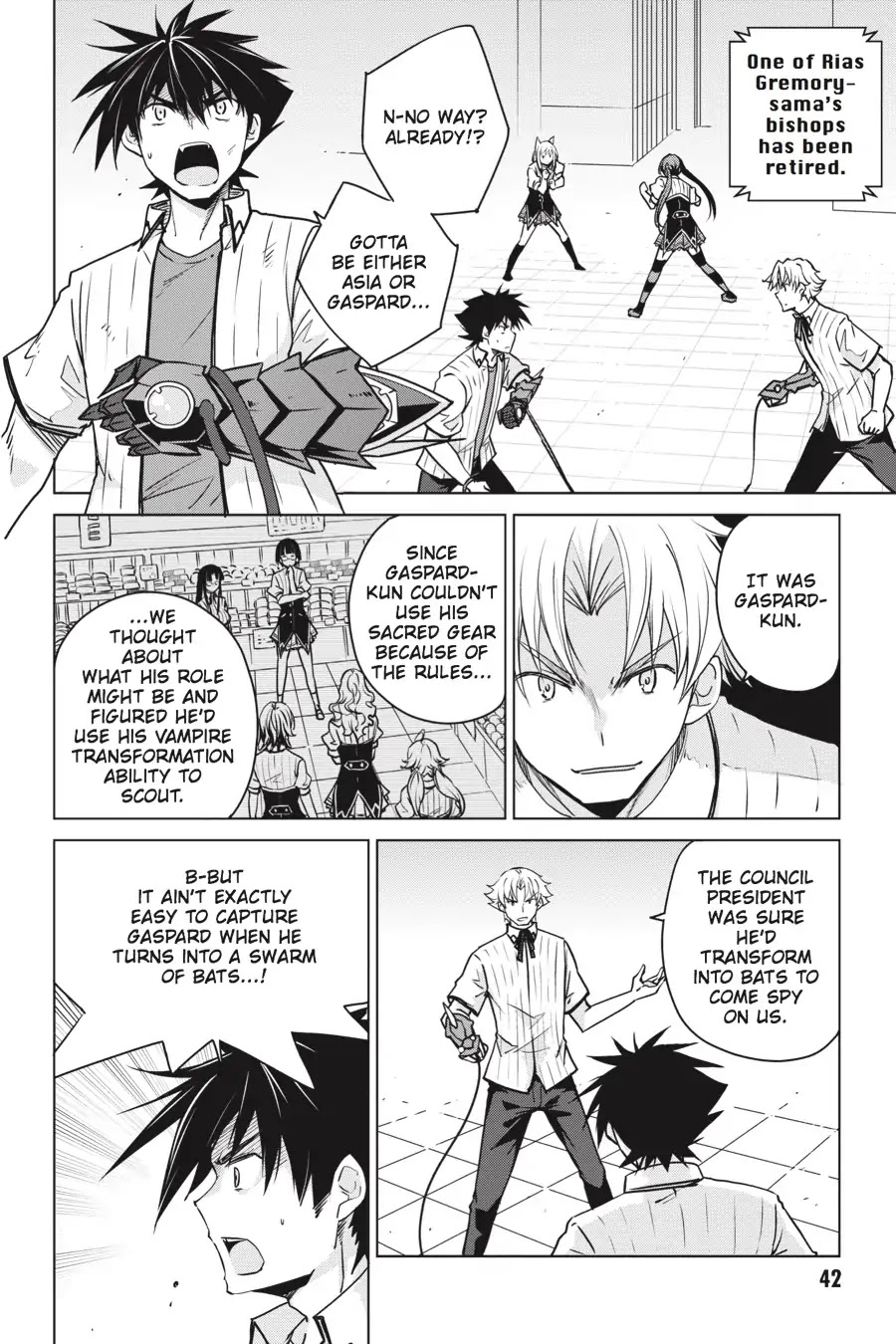 High-School DxD Chapter 70 page 2 - Chapter 70: President VS. Council President - The Battle's First Half! (Part 3)