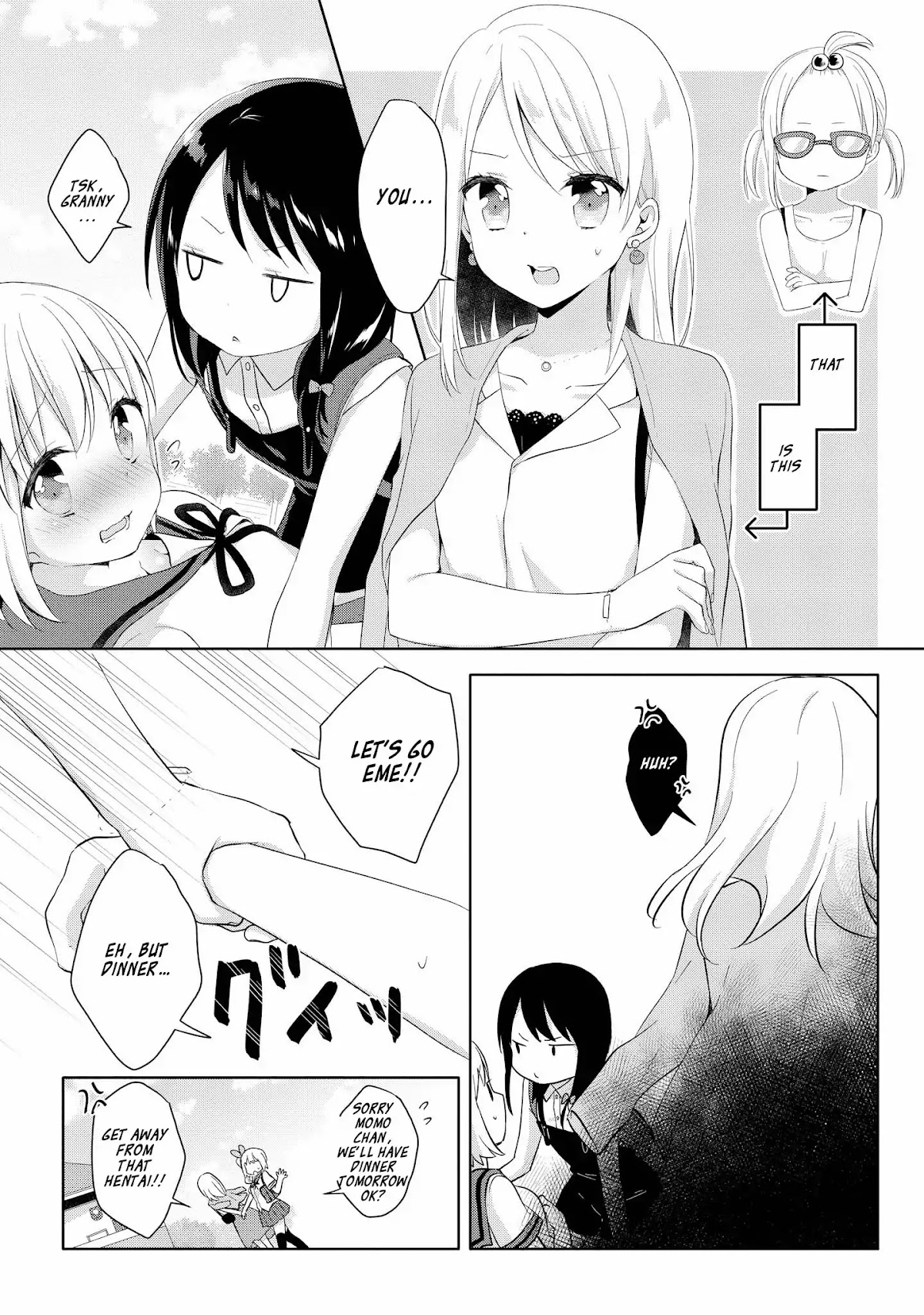 High School Girl and Prince-chan Chapter 3 page 1 - Chapter 3: Campus Life is Filled with Cute Ojou Sama...!?
