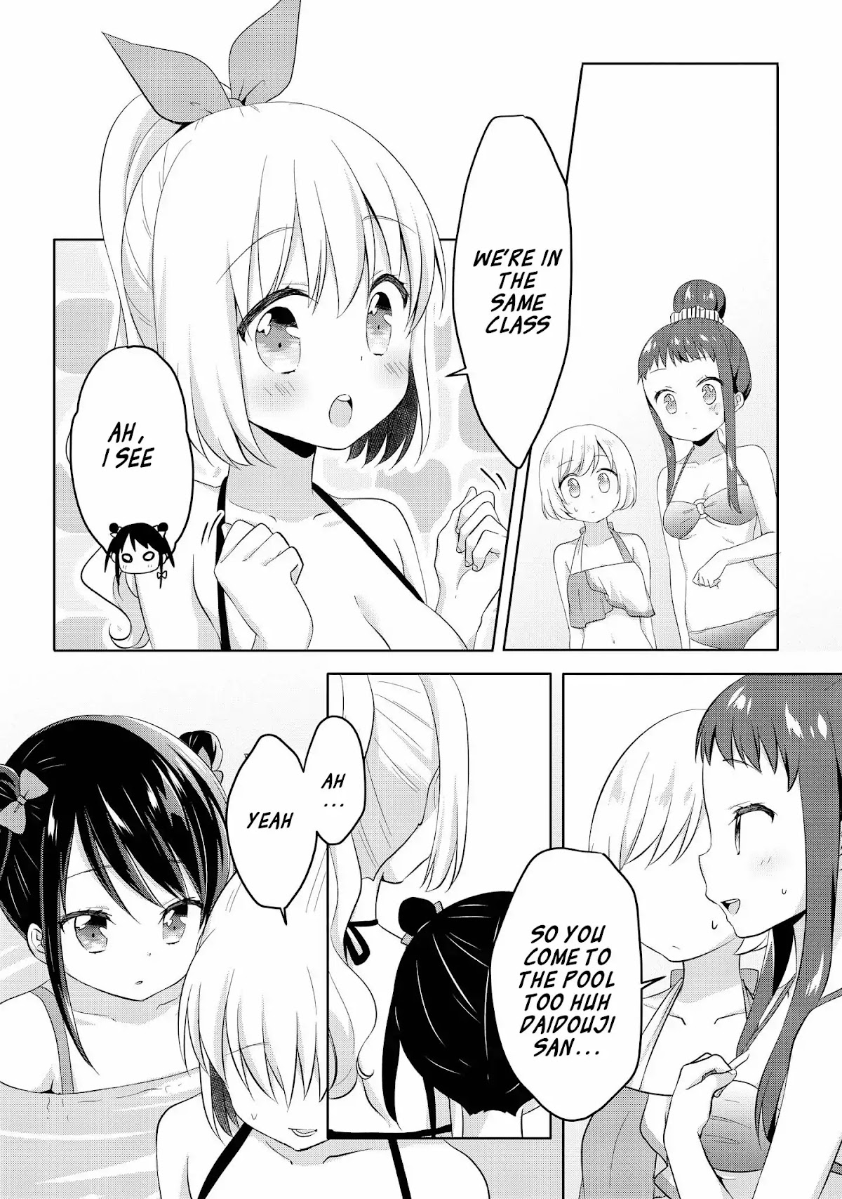 High School Girl and Prince-chan Chapter 5 page 11 - Chapter 5: Going to the Pool with a Beauty in Swimsuit...?! (2st Half)