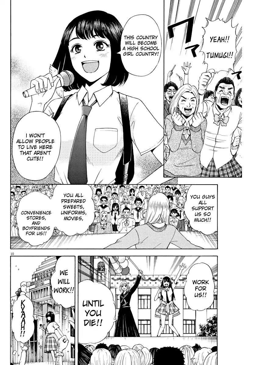 High School Girl Kingdom Tokyo Chapter 2 page 9 - Chapter 2: The Enemy Base