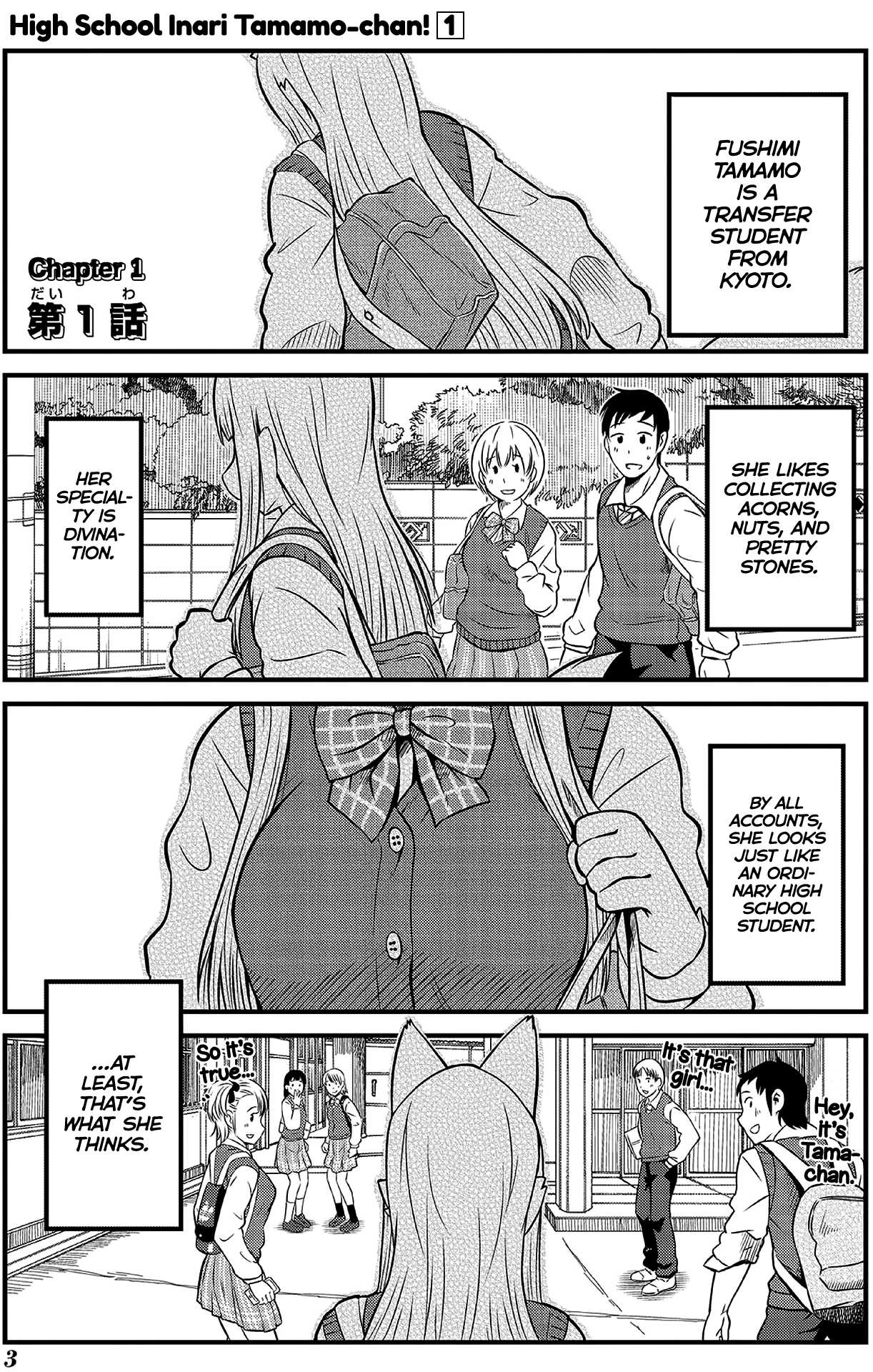 High School Inari Tamamo-chan! Chapter 1 page 5 - Chapter 1