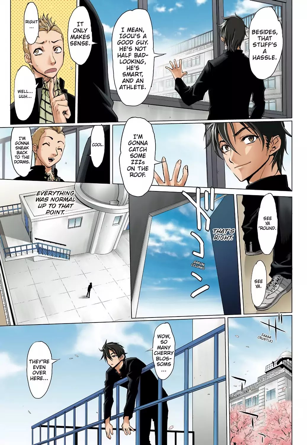 High School of the Dead - Full Color Edition Chapter 1 page 20 - Chapter 1: Spring of the Dead