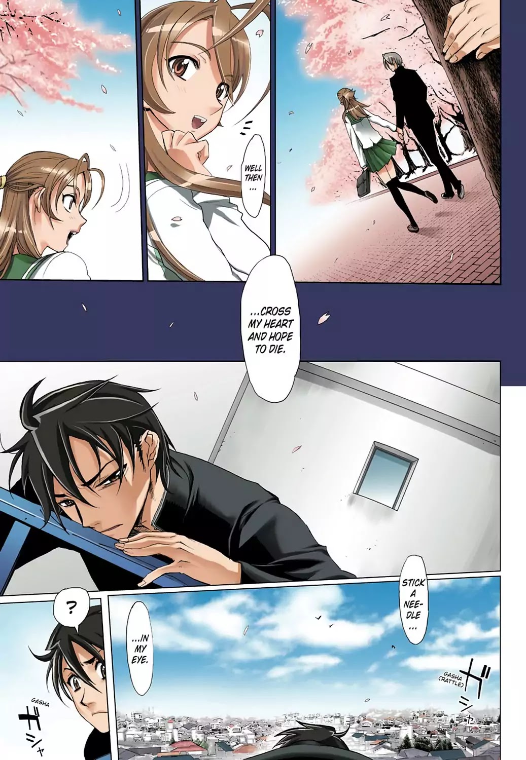 High School of the Dead - Full Color Edition Chapter 1 page 22 - Chapter 1: Spring of the Dead