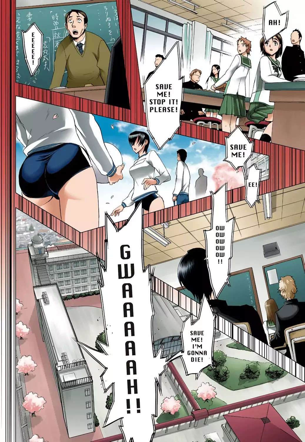 High School of the Dead - Full Color Edition Chapter 1 page 35 - Chapter 1: Spring of the Dead