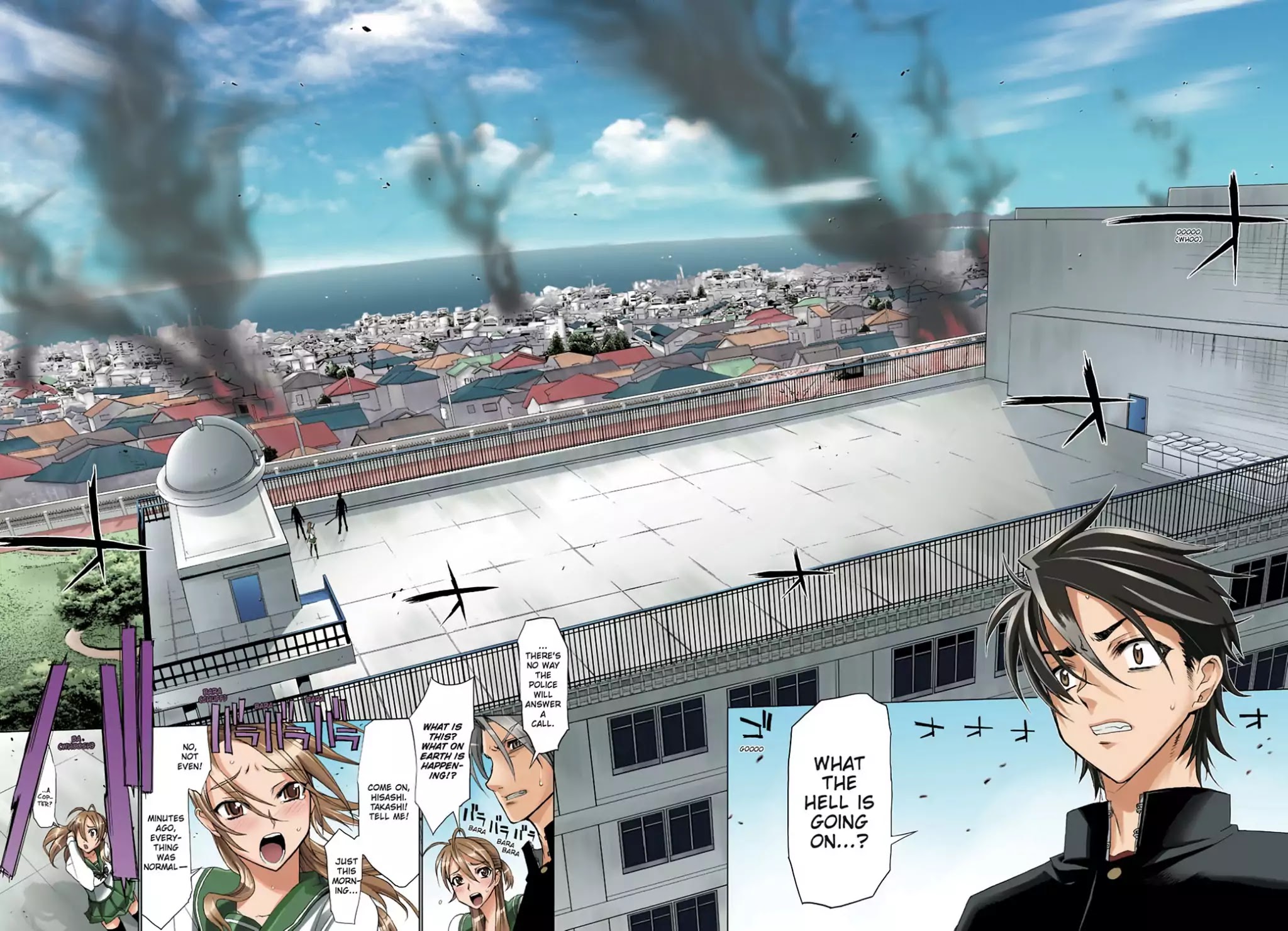 High School of the Dead - Full Color Edition Chapter 1 page 48 - Chapter 1: Spring of the Dead