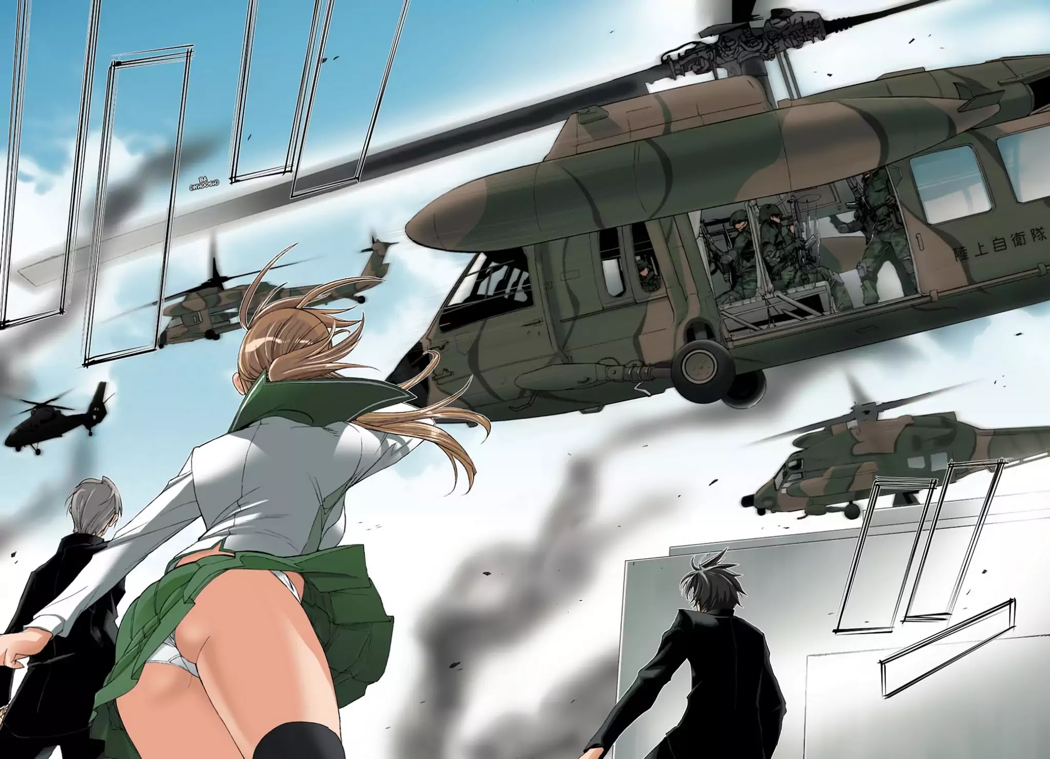 High School of the Dead - Full Color Edition Chapter 1 page 49 - Chapter 1: Spring of the Dead