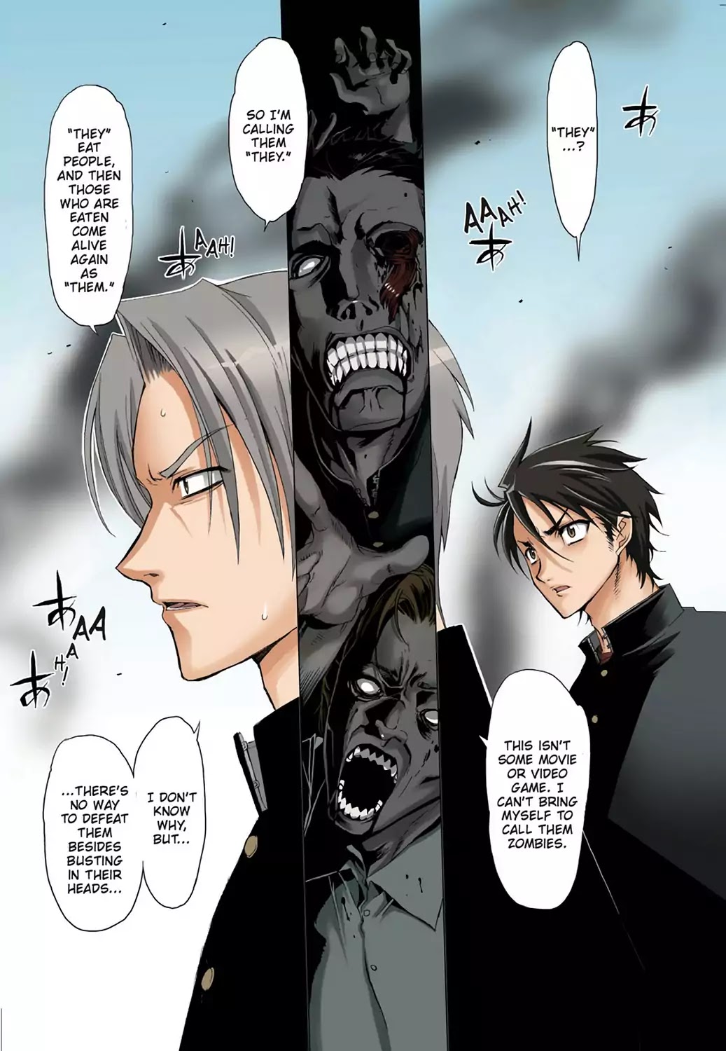 High School of the Dead - Full Color Edition Chapter 1 page 53 - Chapter 1: Spring of the Dead