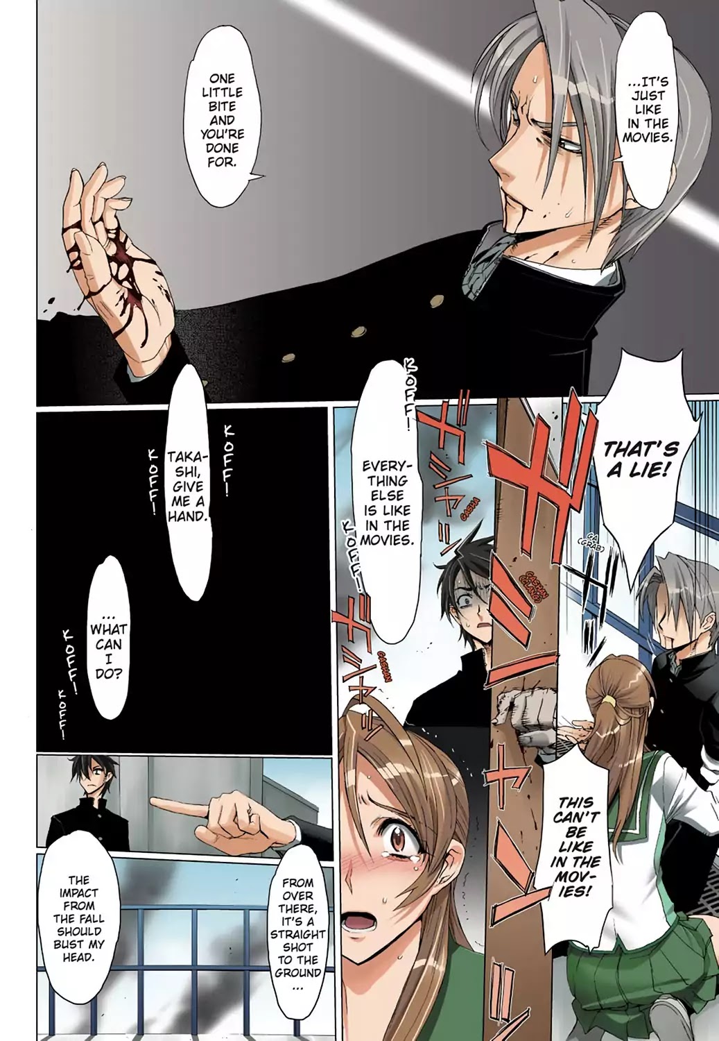 High School of the Dead - Full Color Edition Chapter 1 page 56 - Chapter 1: Spring of the Dead