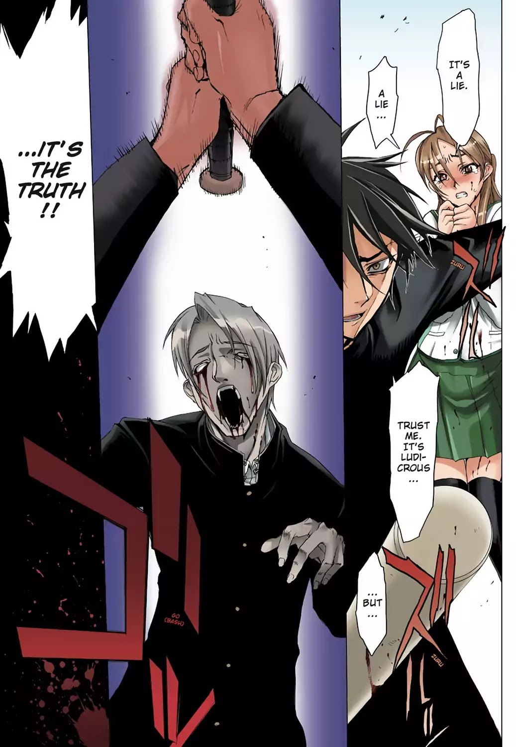 High School of the Dead - Full Color Edition Chapter 1 page 61 - Chapter 1: Spring of the Dead