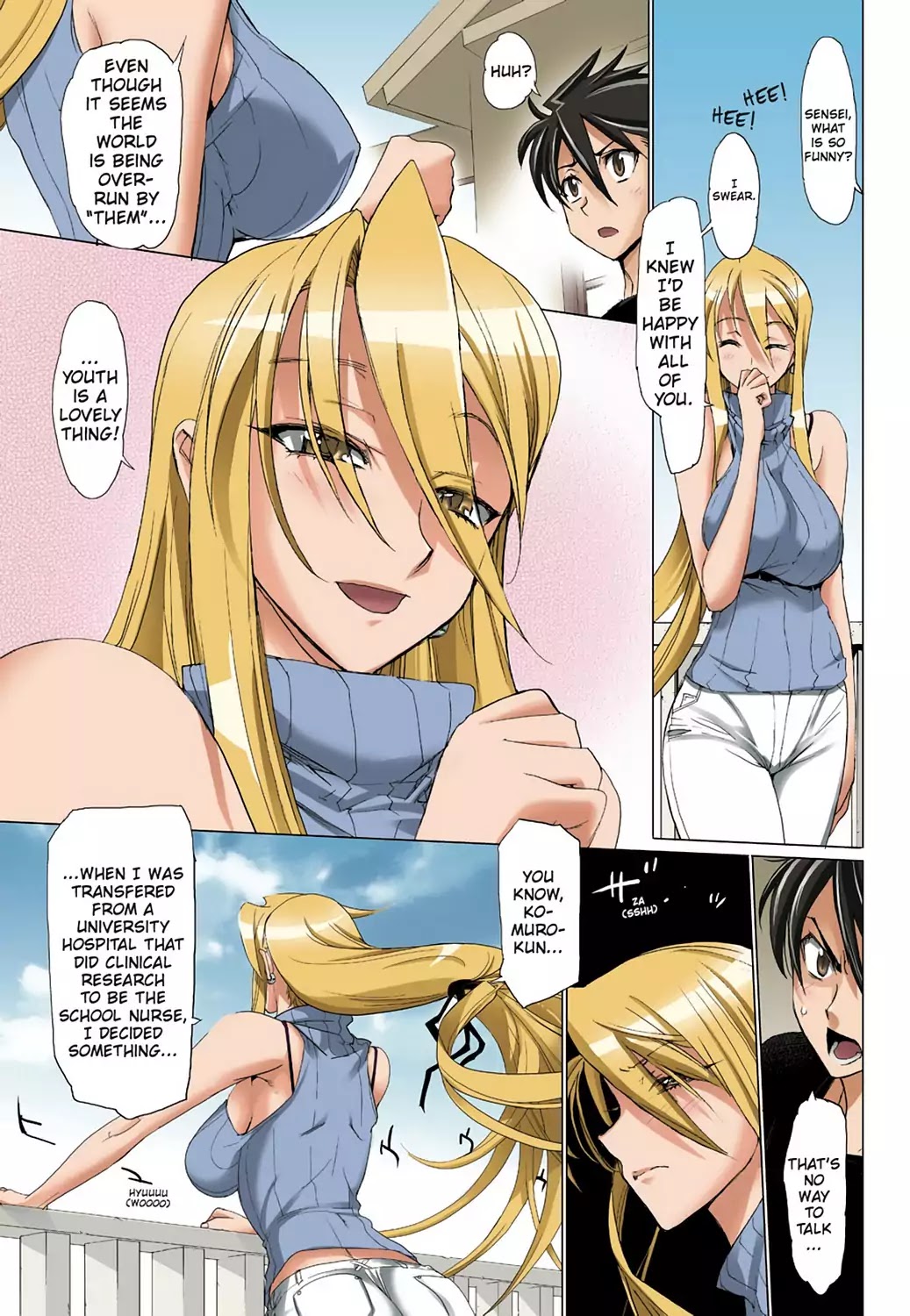 High School of the Dead - Full Color Edition Chapter 11 page 10 - Chapter 11: The Dead house's rules