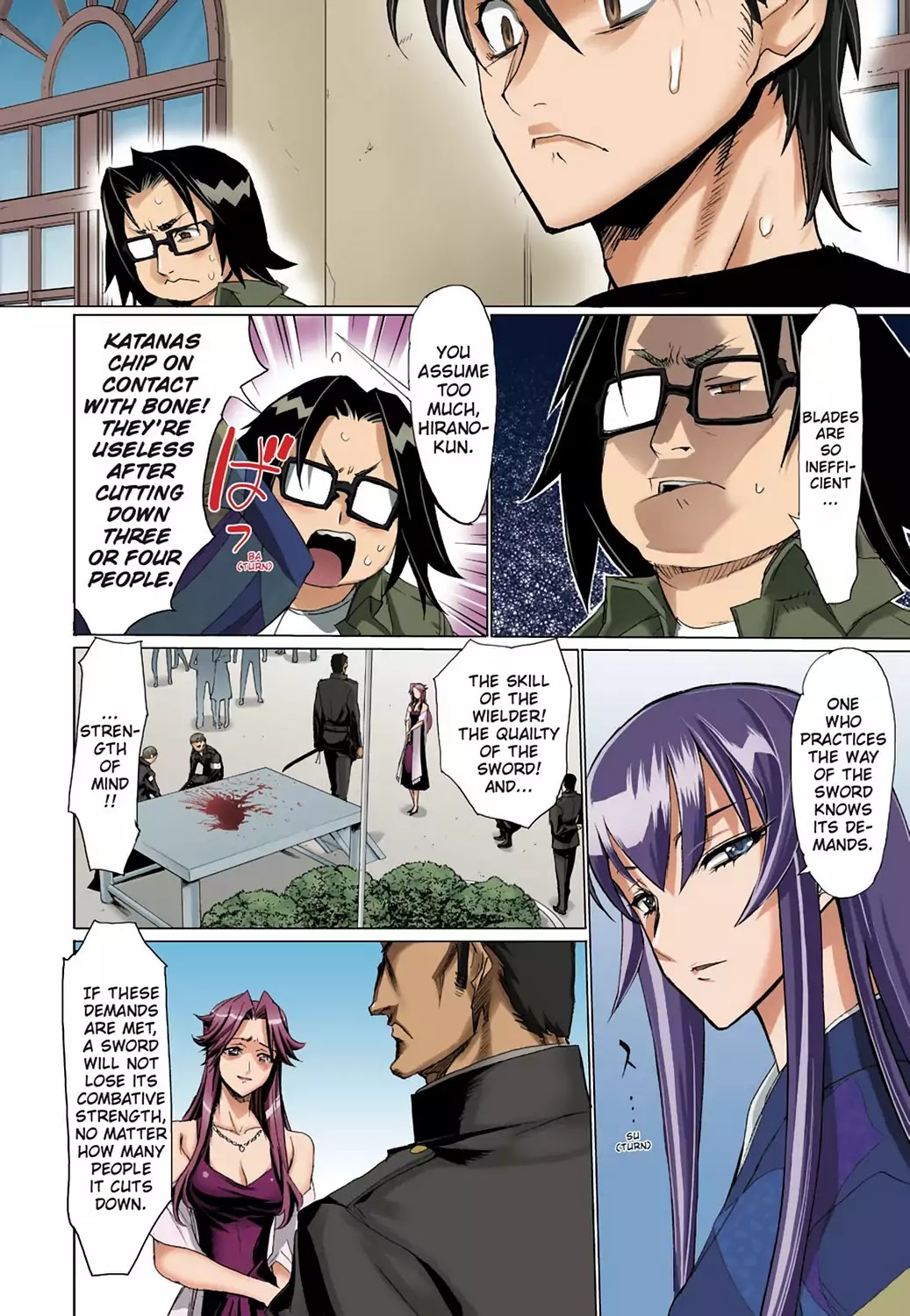 High School of the Dead - Full Color Edition Chapter 11 page 5 - Chapter 11: The Dead house's rules