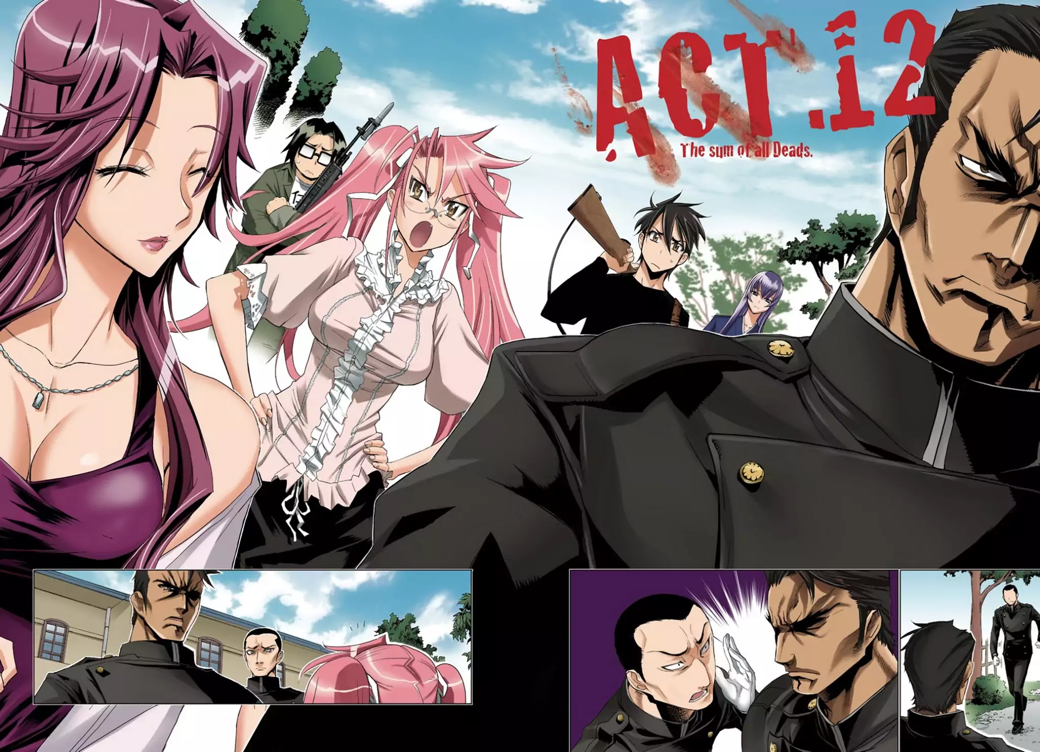 High School of the Dead - Full Color Edition Chapter 12 page 2 - Chapter 12: The sum of all Deads