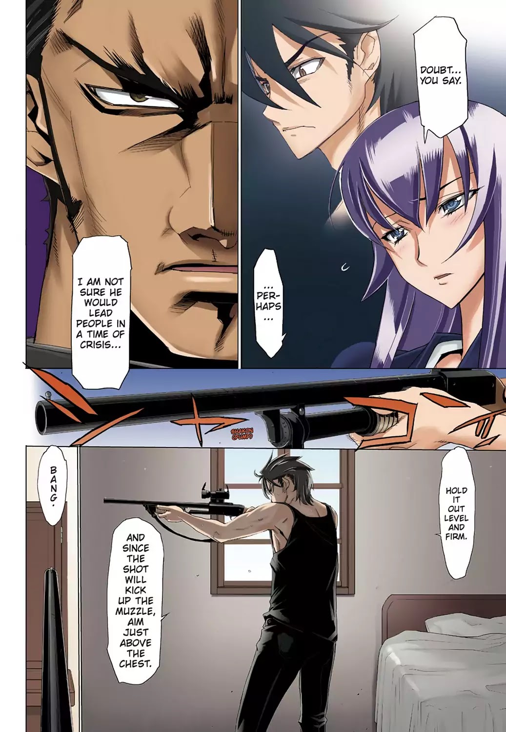 High School of the Dead - Full Color Edition Chapter 12 page 34 - Chapter 12: The sum of all Deads