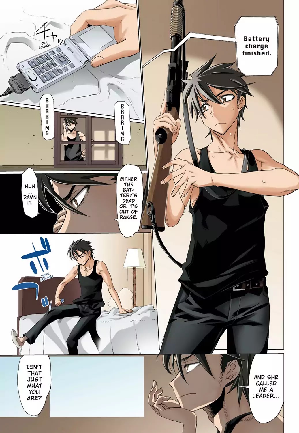 High School of the Dead - Full Color Edition Chapter 12 page 35 - Chapter 12: The sum of all Deads