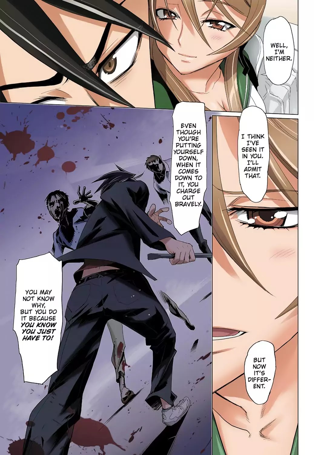 High School of the Dead - Full Color Edition Chapter 12 page 39 - Chapter 12: The sum of all Deads