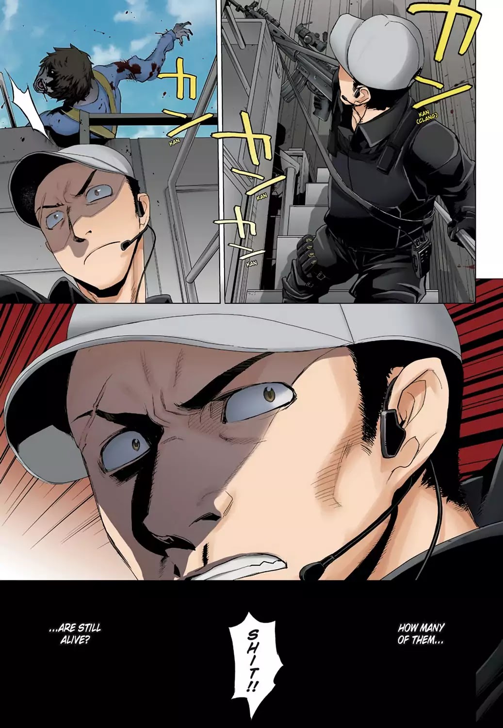 High School of the Dead - Full Color Edition Chapter 13 page 10 - Chapter 13: Guns N' Deads