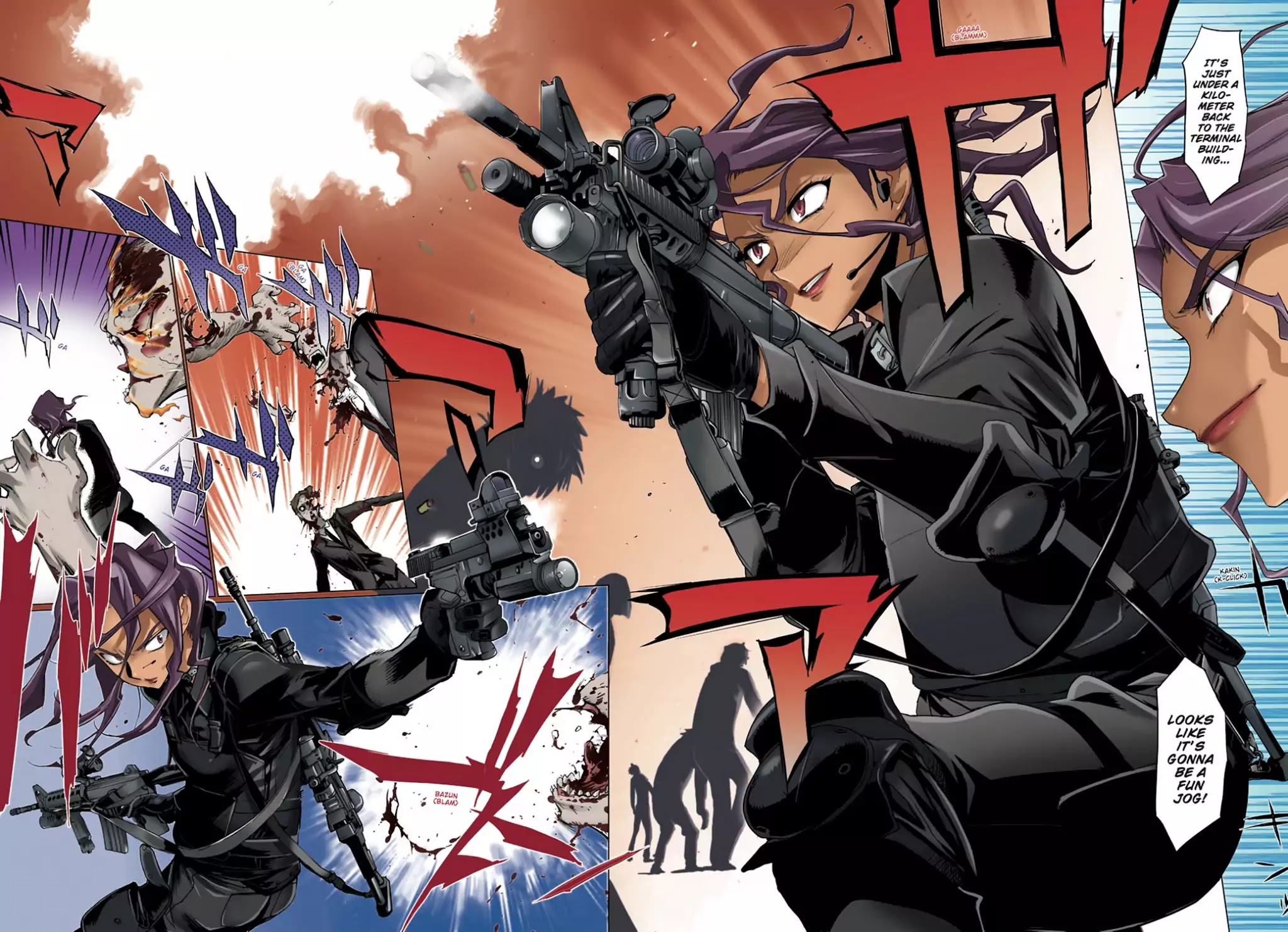 High School of the Dead - Full Color Edition Chapter 13 page 17 - Chapter 13: Guns N' Deads