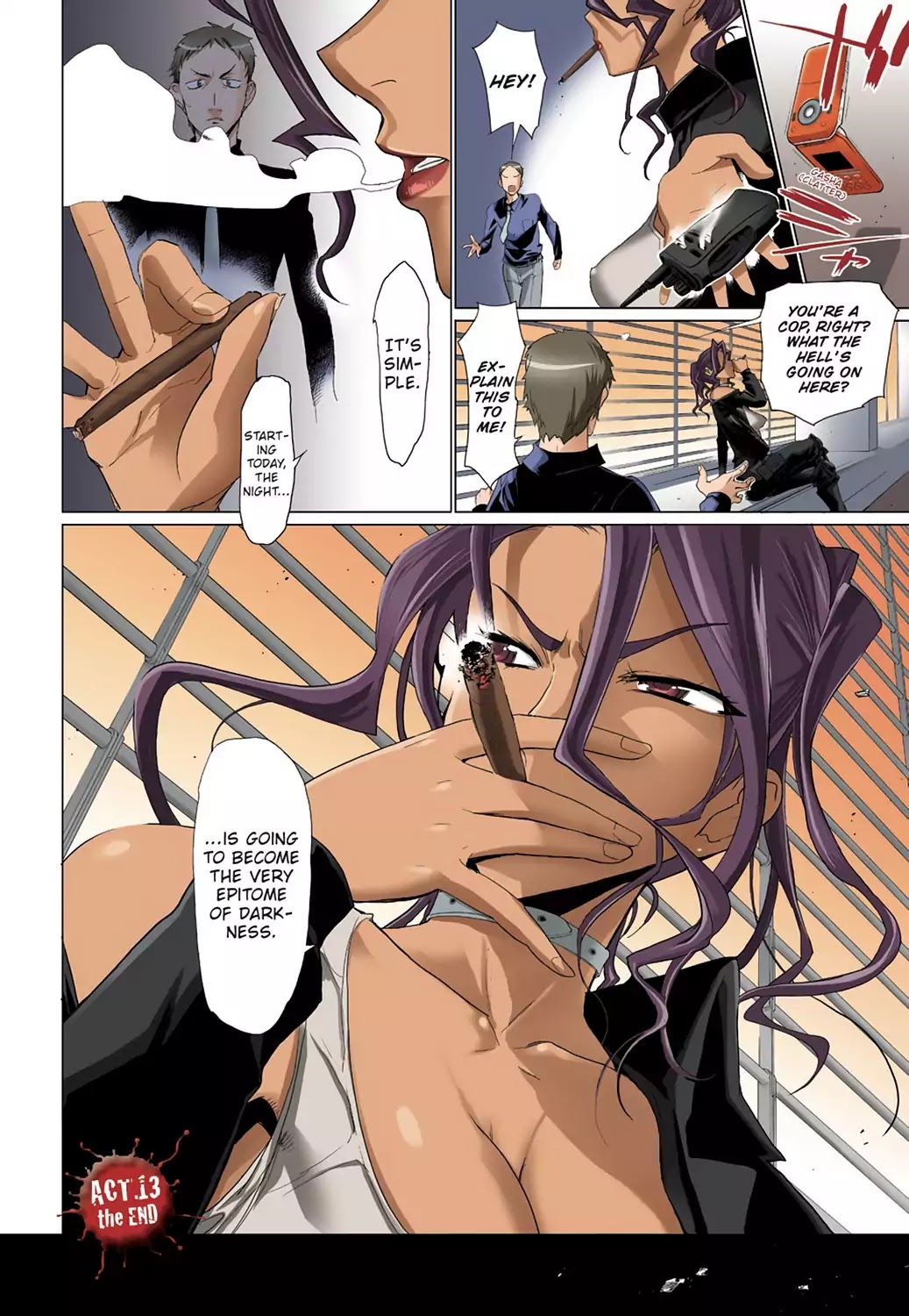 High School of the Dead - Full Color Edition Chapter 13 page 22 - Chapter 13: Guns N' Deads