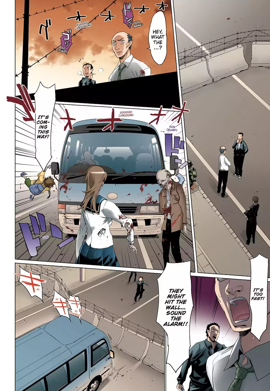 High School of the Dead - Full Color Edition Chapter 14 page 3 - Chapter 14: Dead strorm rising