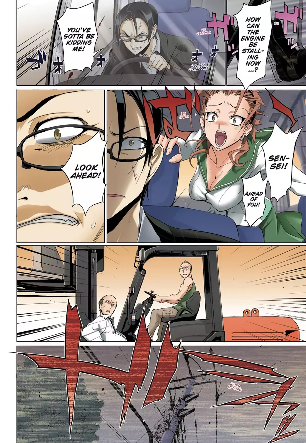 High School of the Dead - Full Color Edition Chapter 14 page 38 - Chapter 14: Dead strorm rising