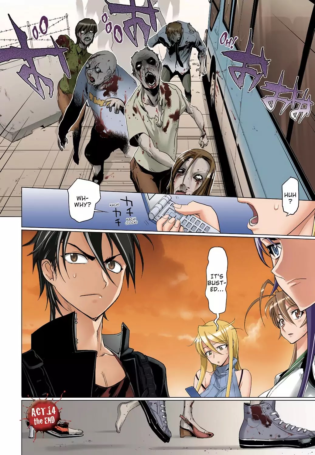 High School of the Dead - Full Color Edition Chapter 14 page 40 - Chapter 14: Dead strorm rising