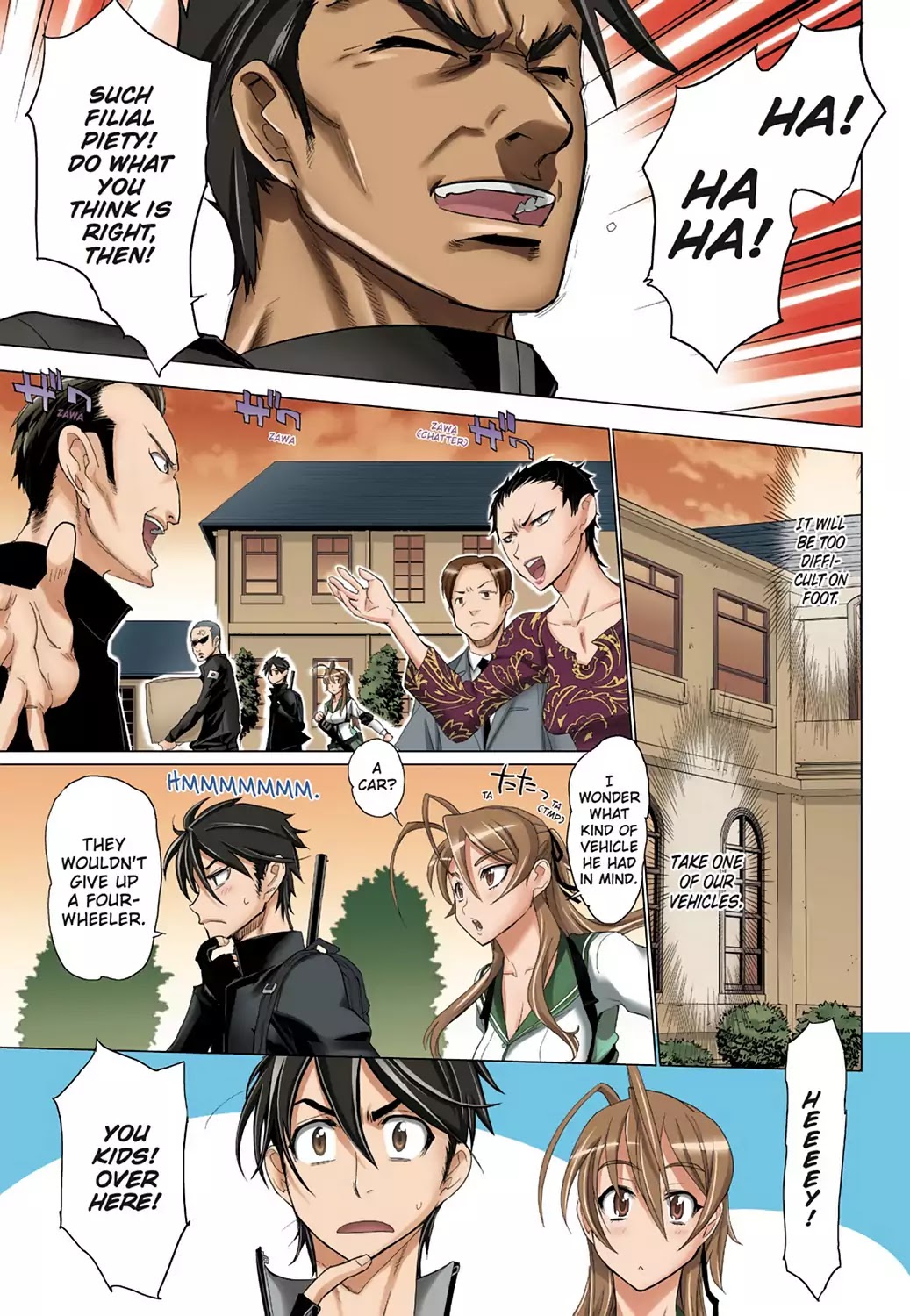 High School of the Dead - Full Color Edition Chapter 14 page 8 - Chapter 14: Dead strorm rising