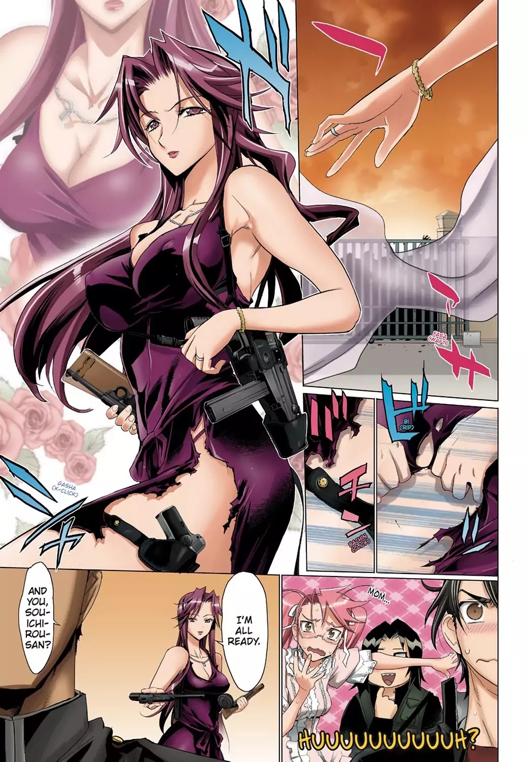 High School of the Dead - Full Color Edition Chapter 15 page 10 - Chapter 15: All Dead's attack