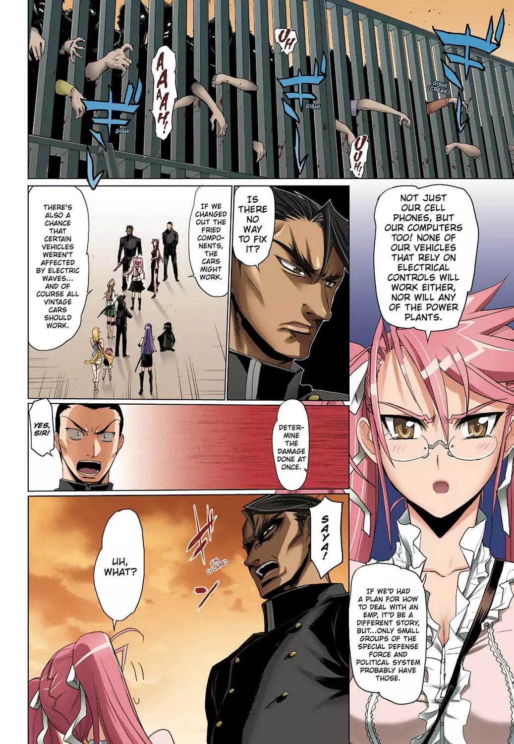 High School of the Dead - Full Color Edition Chapter 15 page 13 - Chapter 15: All Dead's attack