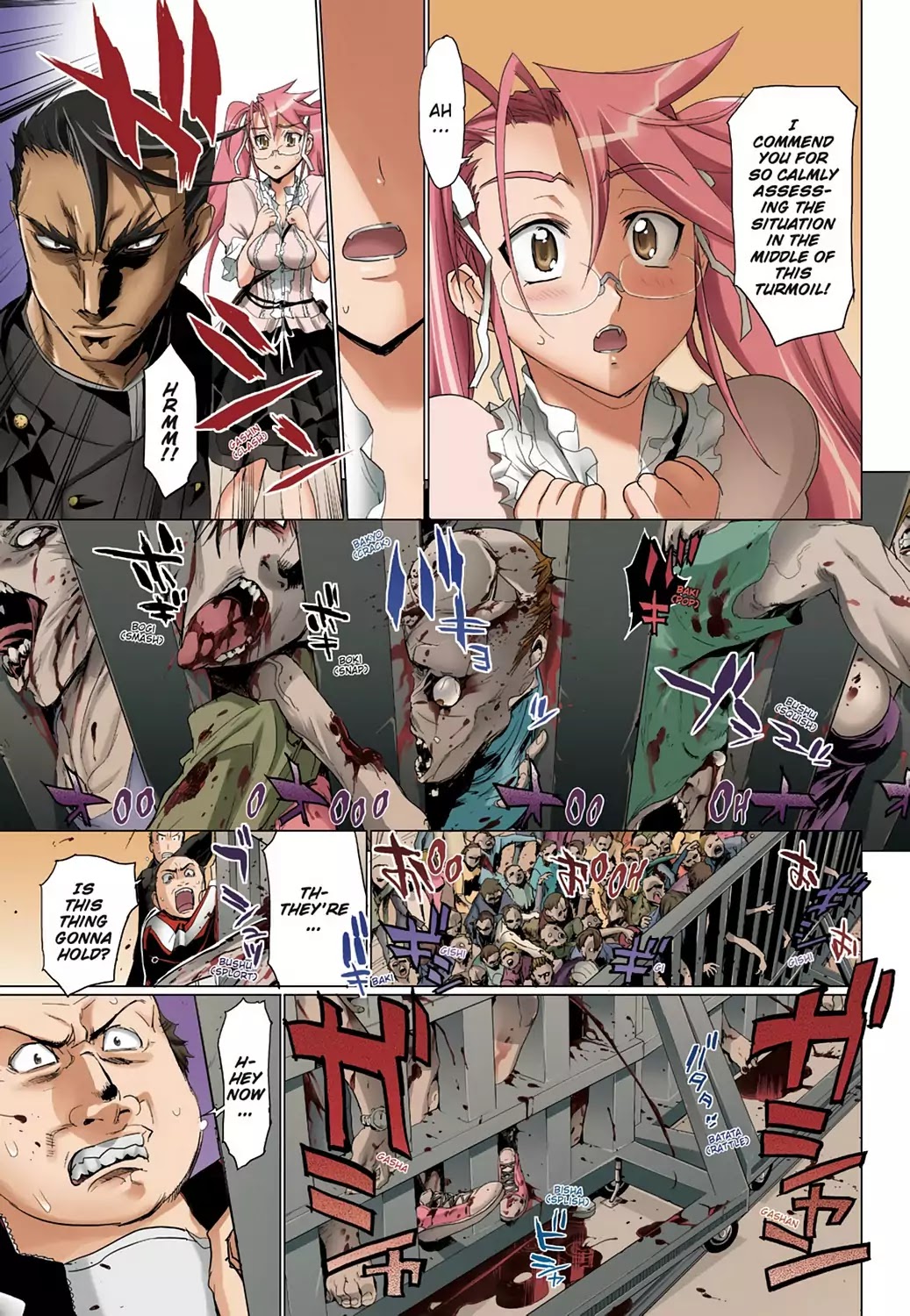 High School of the Dead - Full Color Edition Chapter 15 page 14 - Chapter 15: All Dead's attack