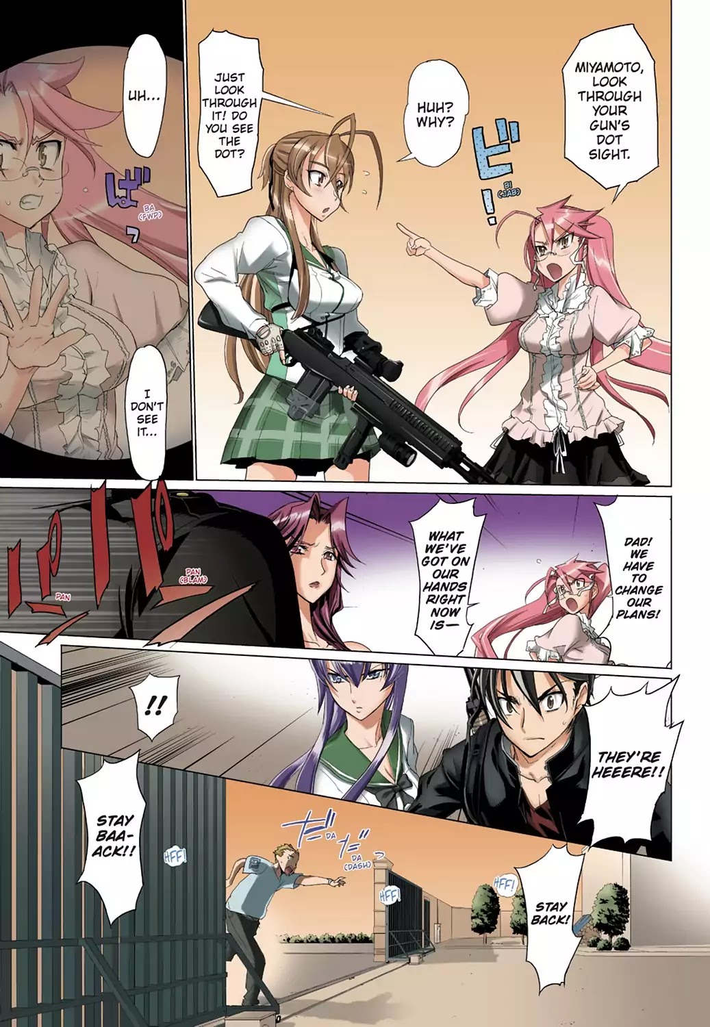 High School of the Dead - Full Color Edition Chapter 15 page 4 - Chapter 15: All Dead's attack