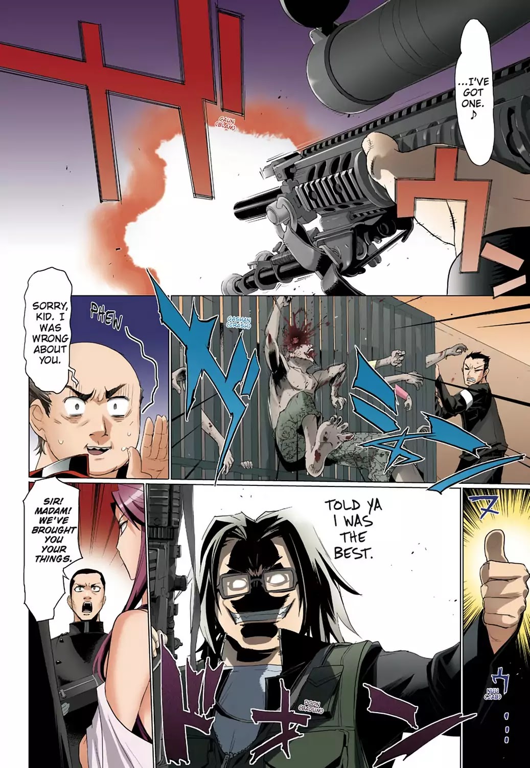 High School of the Dead - Full Color Edition Chapter 15 page 9 - Chapter 15: All Dead's attack