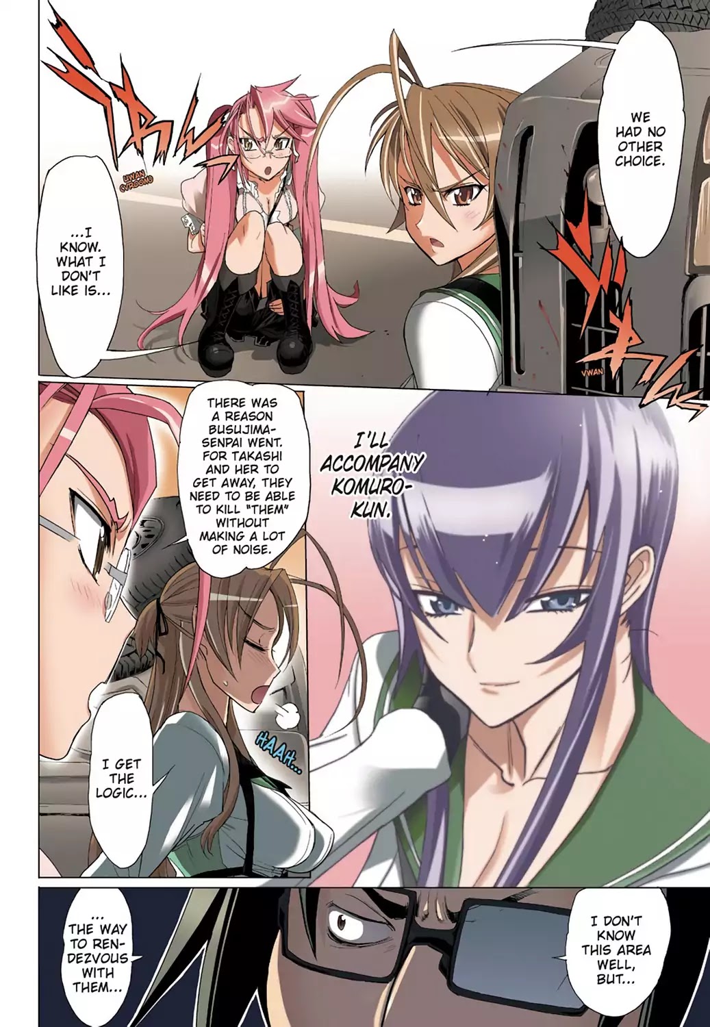 High School of the Dead - Full Color Edition Chapter 16 page 13 - Chapter 16: The girl next Dead