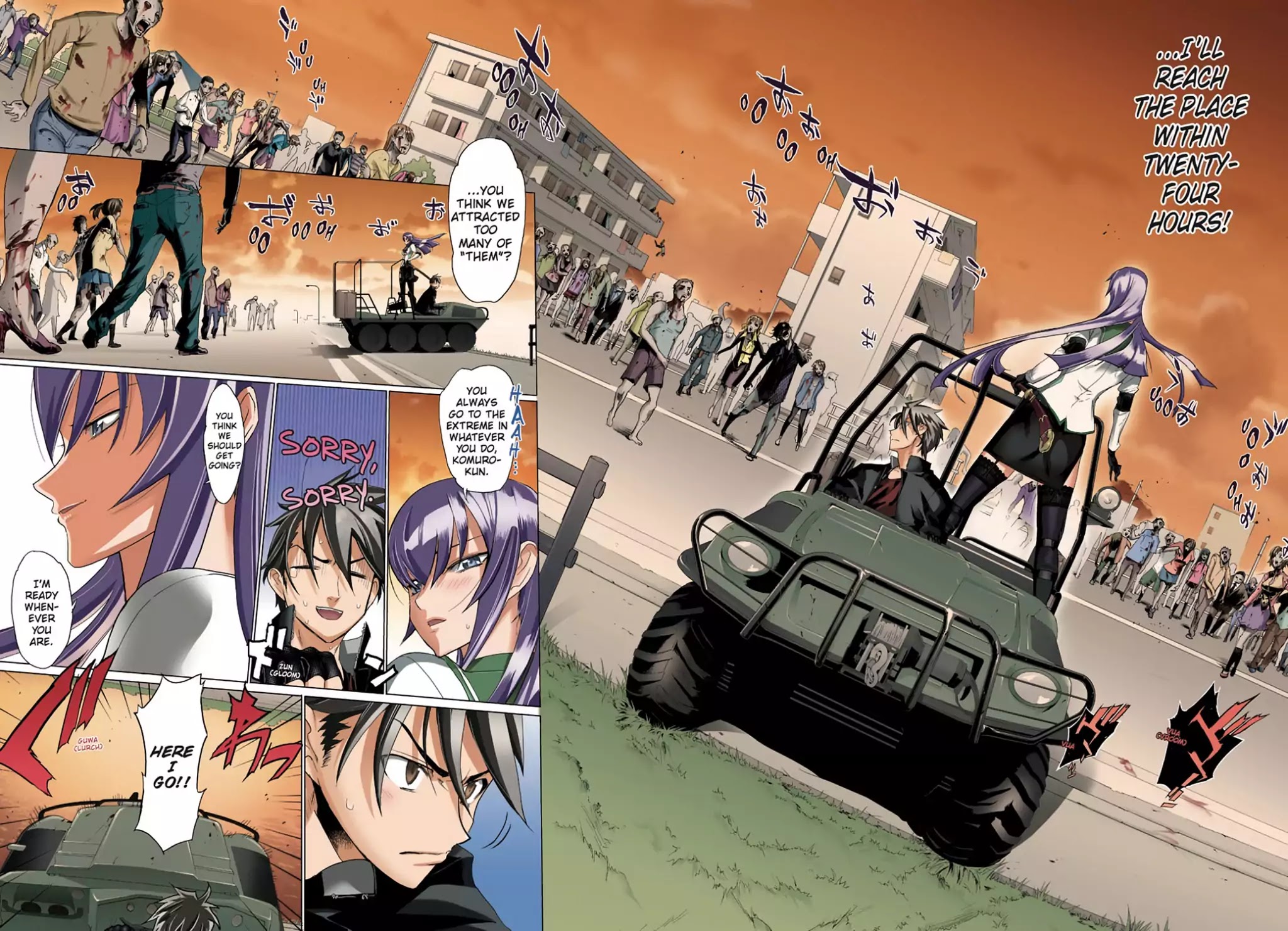 High School of the Dead - Full Color Edition Chapter 16 page 15 - Chapter 16: The girl next Dead