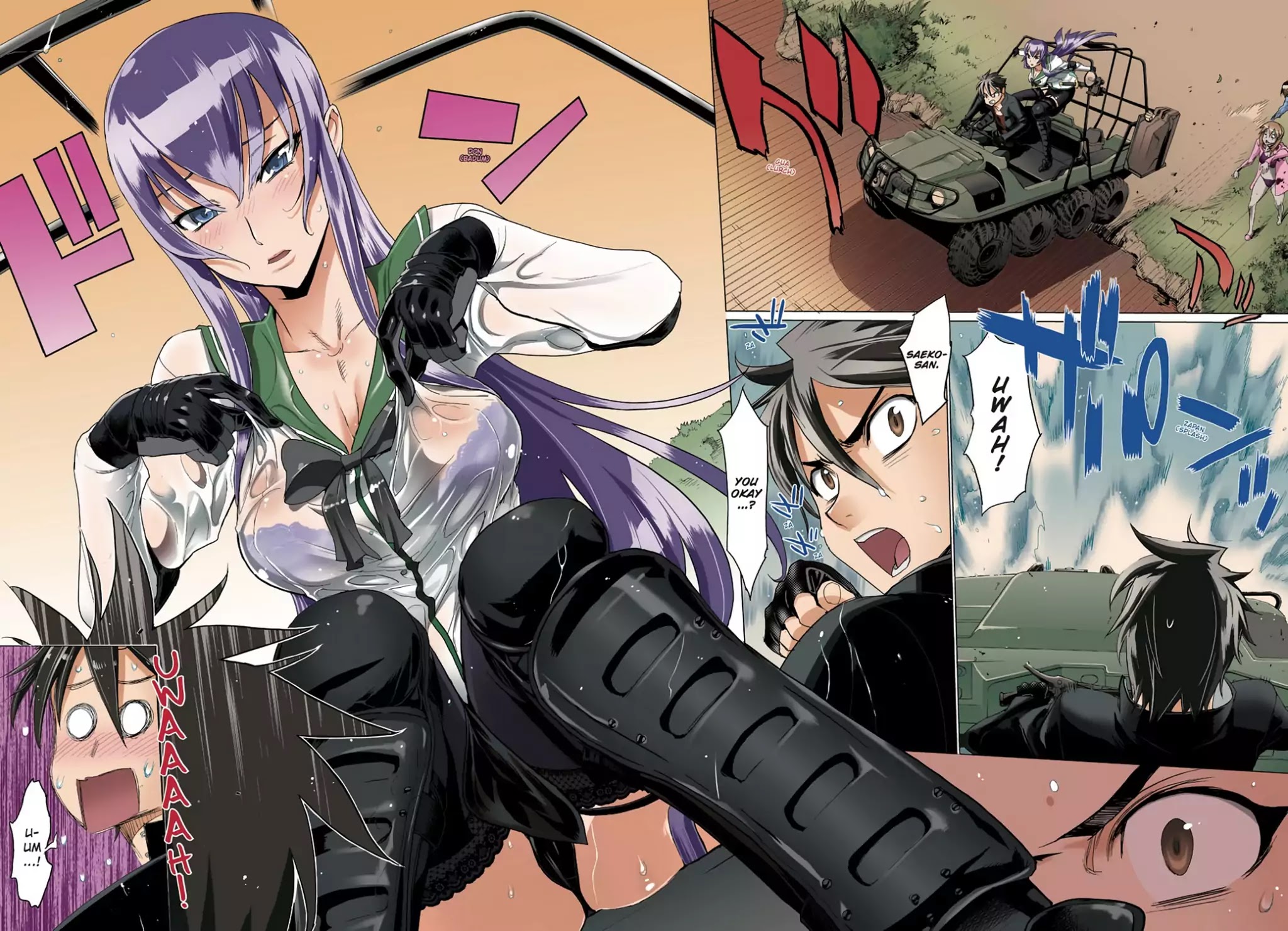 High School of the Dead - Full Color Edition Chapter 16 page 18 - Chapter 16: The girl next Dead