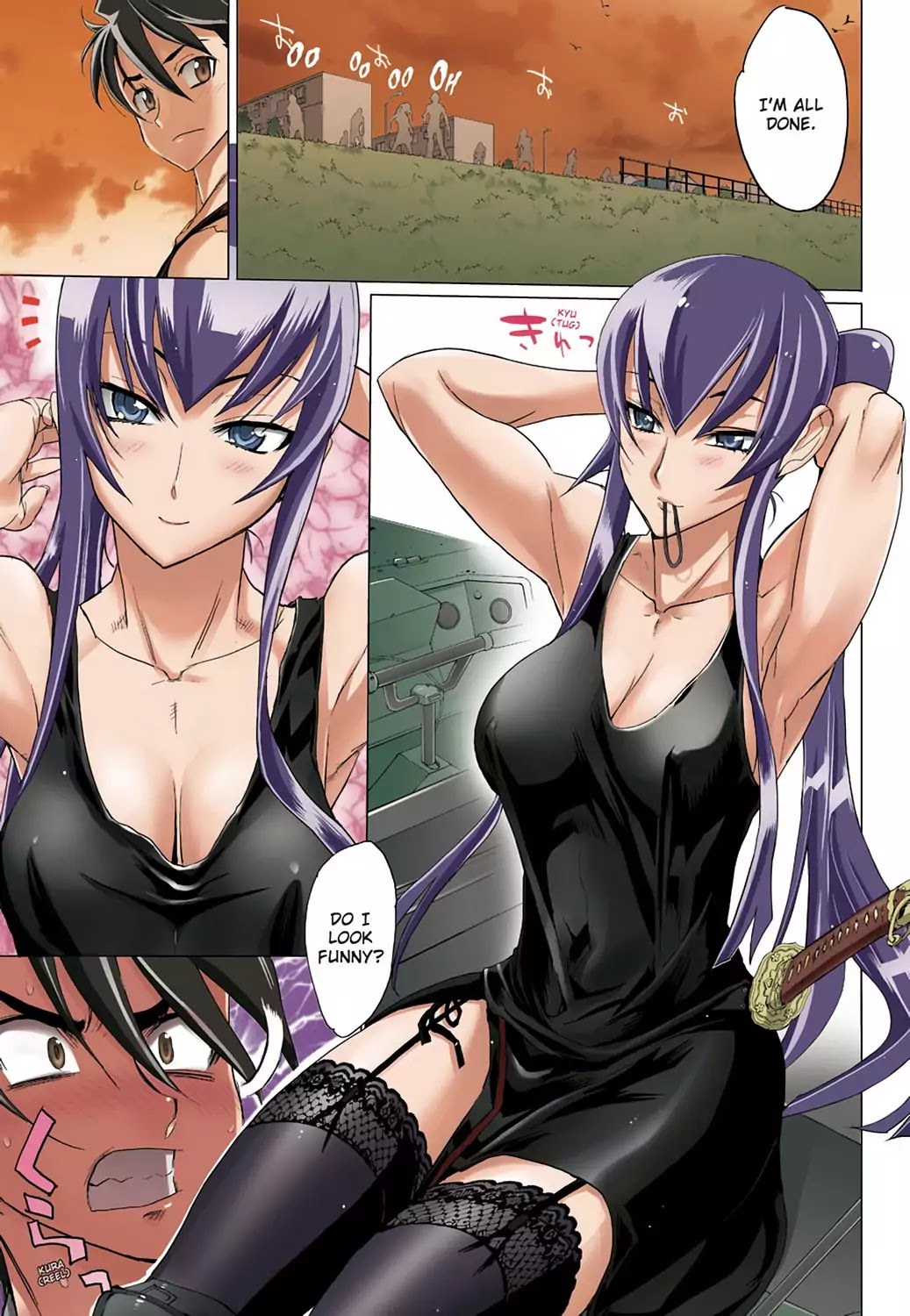 High School of the Dead - Full Color Edition Chapter 16 page 24 - Chapter 16: The girl next Dead