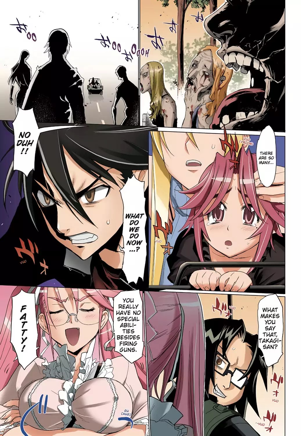 High School of the Dead - Full Color Edition Chapter 16 page 8 - Chapter 16: The girl next Dead