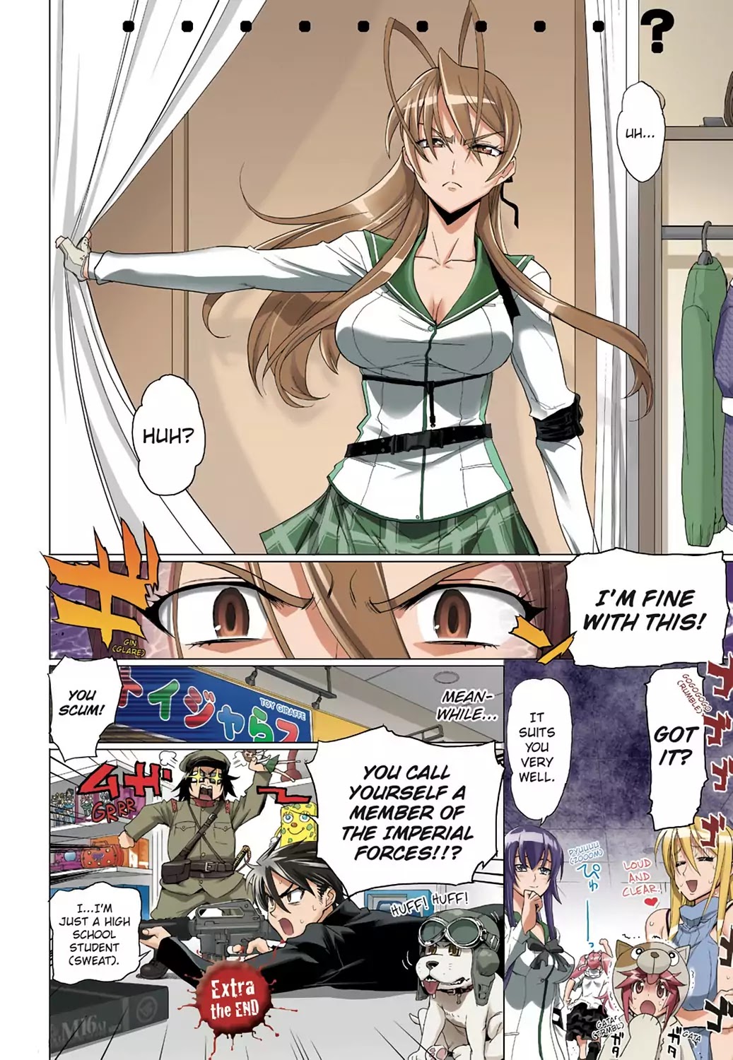 High School of the Dead - Full Color Edition Chapter 17.5 page 9 - Vol.4 Extra Episode: Cosplay of the Dead