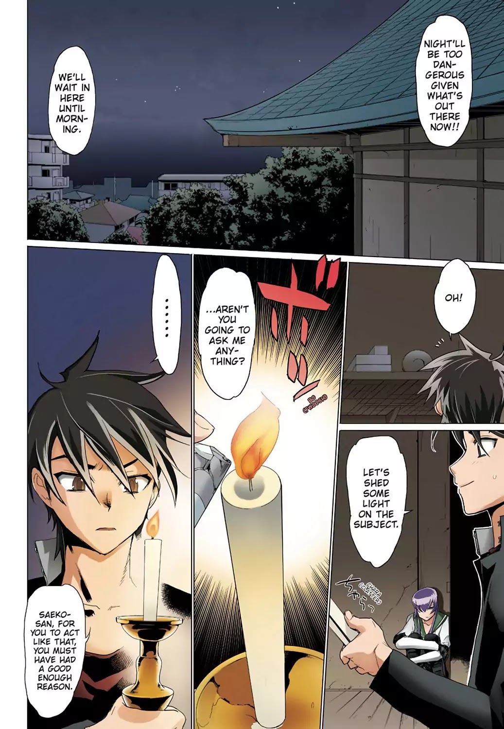 High School of the Dead - Full Color Edition Chapter 17 page 13 - Chapter 17: The sword and Dead