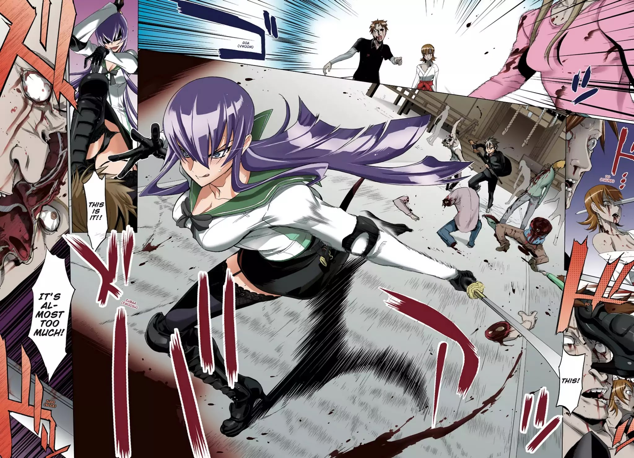 High School of the Dead - Full Color Edition Chapter 17 page 25 - Chapter 17: The sword and Dead