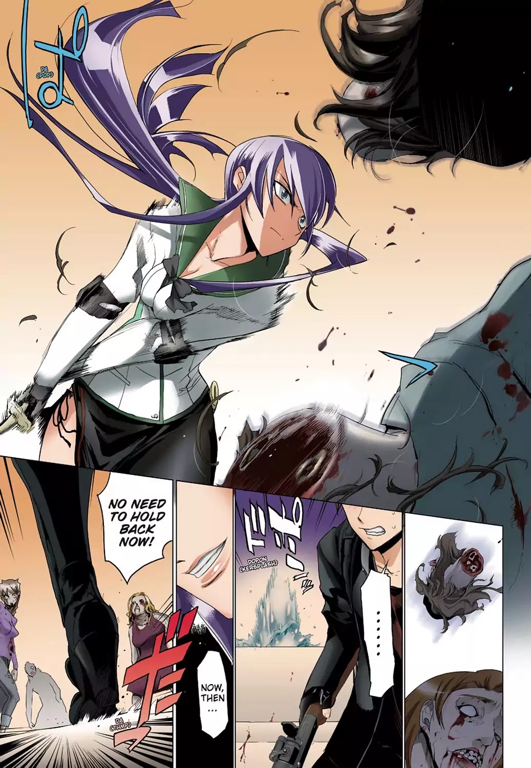 High School of the Dead - Full Color Edition Chapter 17 page 6 - Chapter 17: The sword and Dead