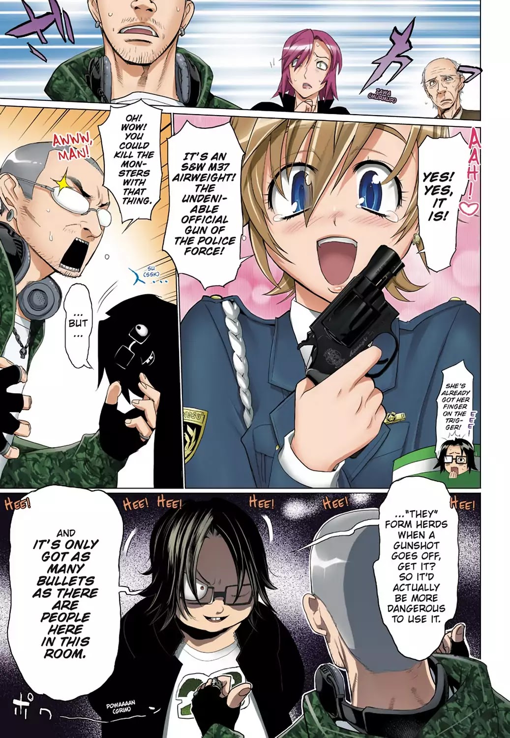 High School of the Dead - Full Color Edition Chapter 18 page 24 - Chapter 18: Legend of the Dead
