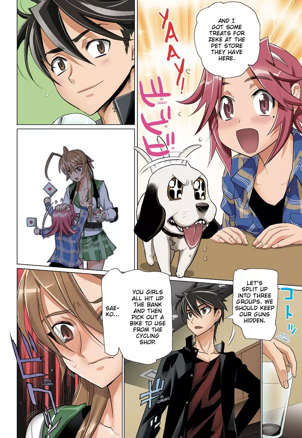 High School of the Dead - Full Color Edition Chapter 19 page 17 - Chapter 19: Flags of the Dead