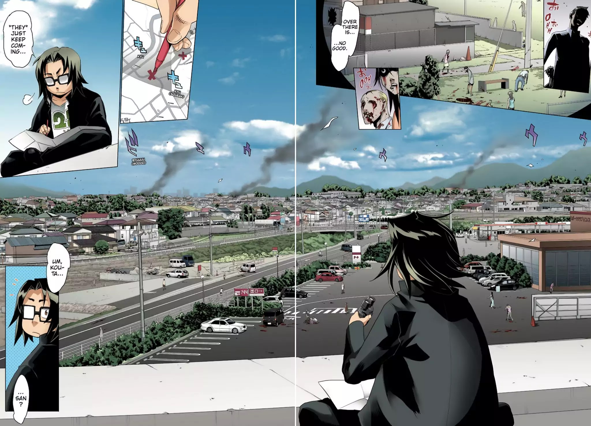 High School of the Dead - Full Color Edition Chapter 19 page 19 - Chapter 19: Flags of the Dead
