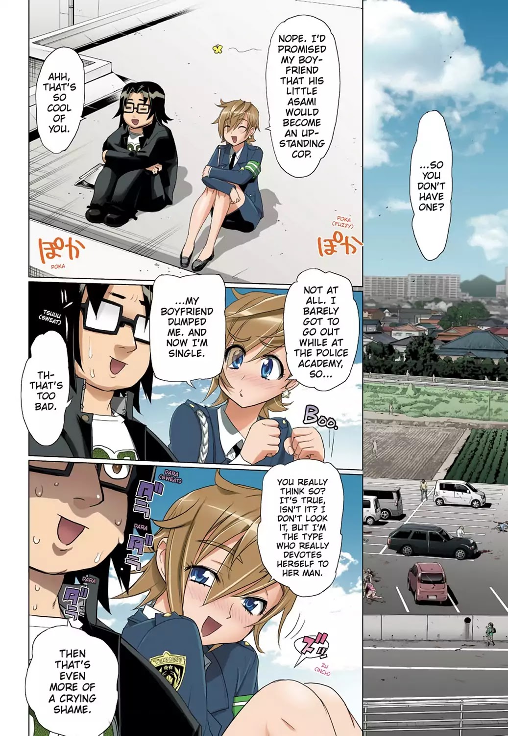 High School of the Dead - Full Color Edition Chapter 19 page 22 - Chapter 19: Flags of the Dead