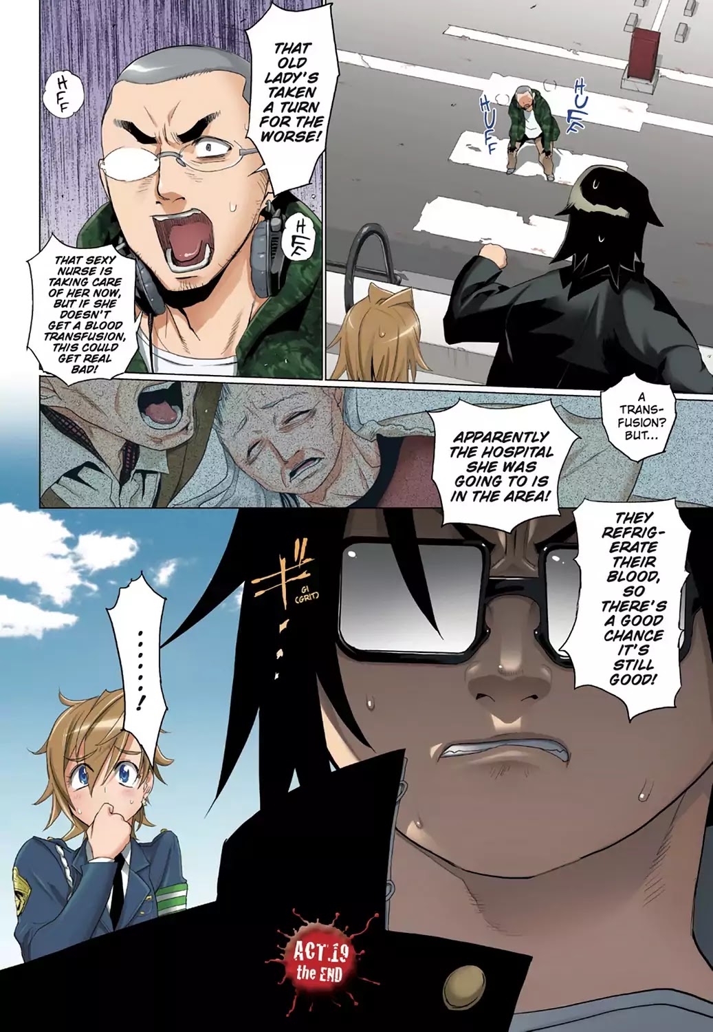 High School of the Dead - Full Color Edition Chapter 19 page 24 - Chapter 19: Flags of the Dead