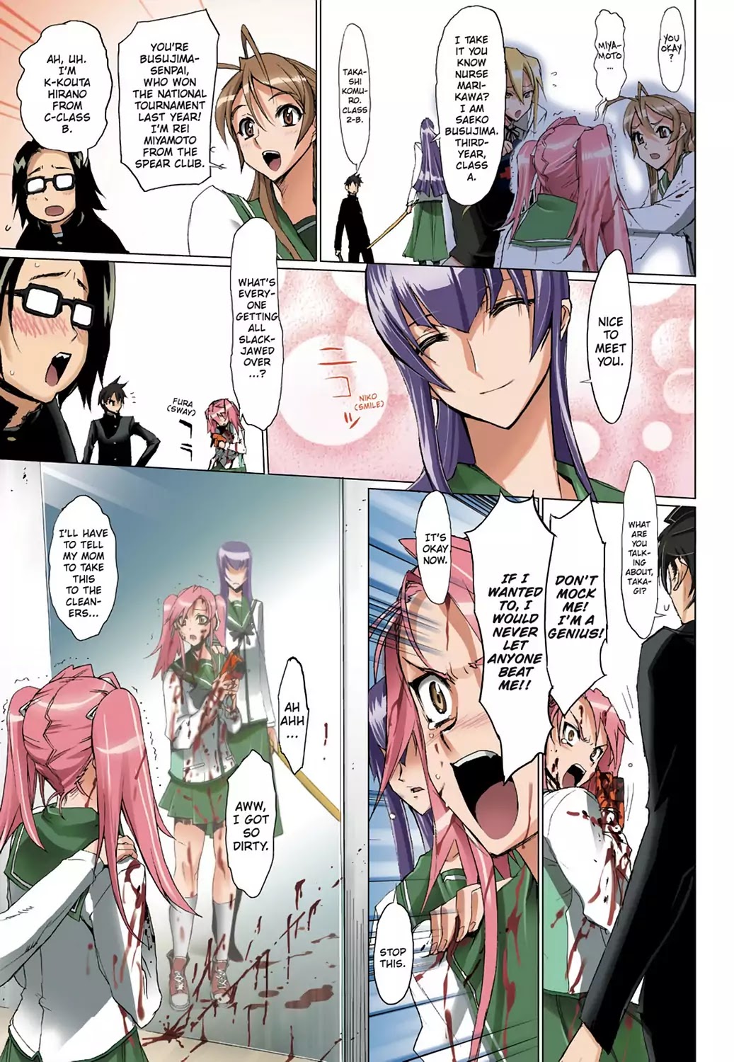 High School of the Dead - Full Color Edition Chapter 2 page 30 - Chapter 2: Escape from the Dead